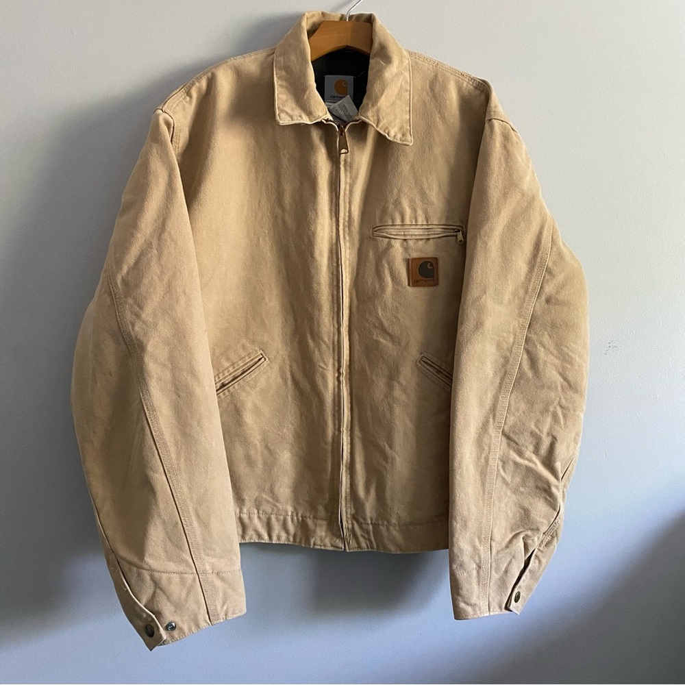 Vintage Carhartt Detroit Jacket J97 Wet Chore Coat